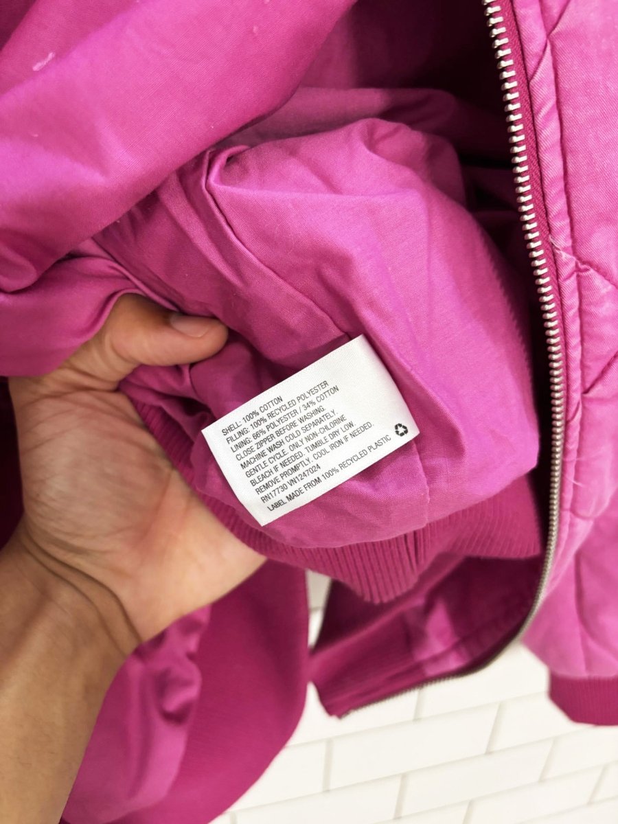 wild fable oversized quilted bomber jacket - good market thrift store