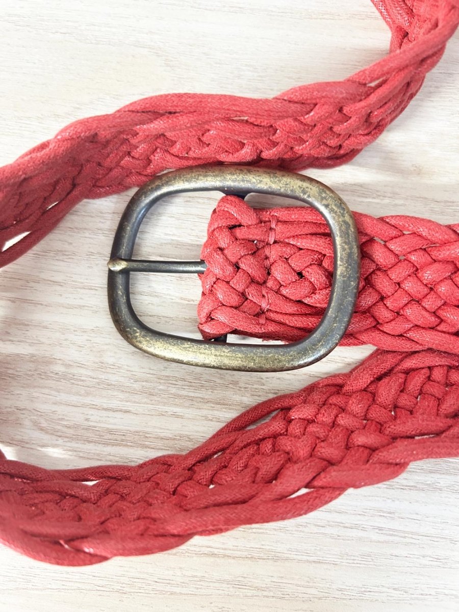 braided rope belt - good market thrift store