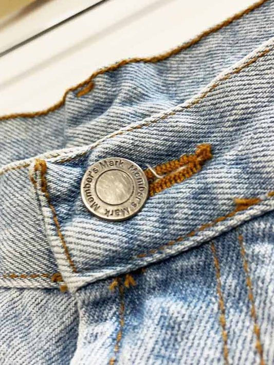 vintage 90s members mark relaxed dad denim shorts