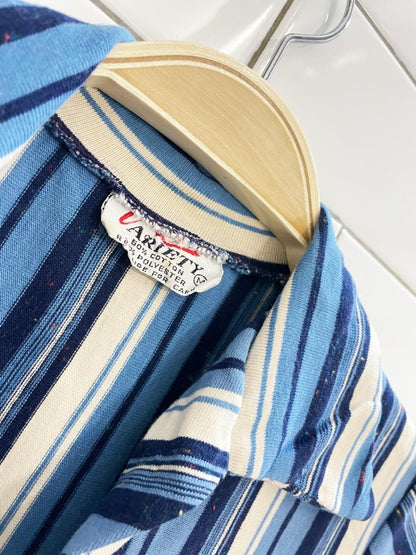 vintage 70s variety daggar collar knit top - good market thrift store