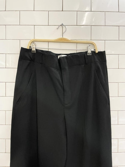zara wide leg trousers - good market thrift store