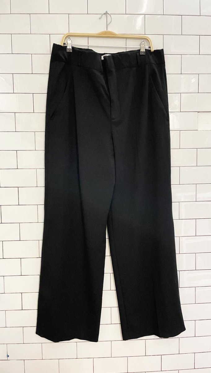 zara wide leg trousers - good market thrift store