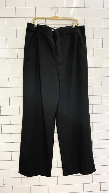 zara wide leg trousers - good market thrift store