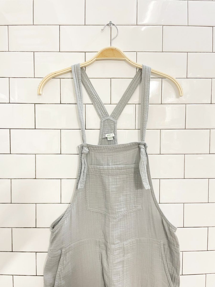 aerie gauze cotton lounge overalls - good market thrift store