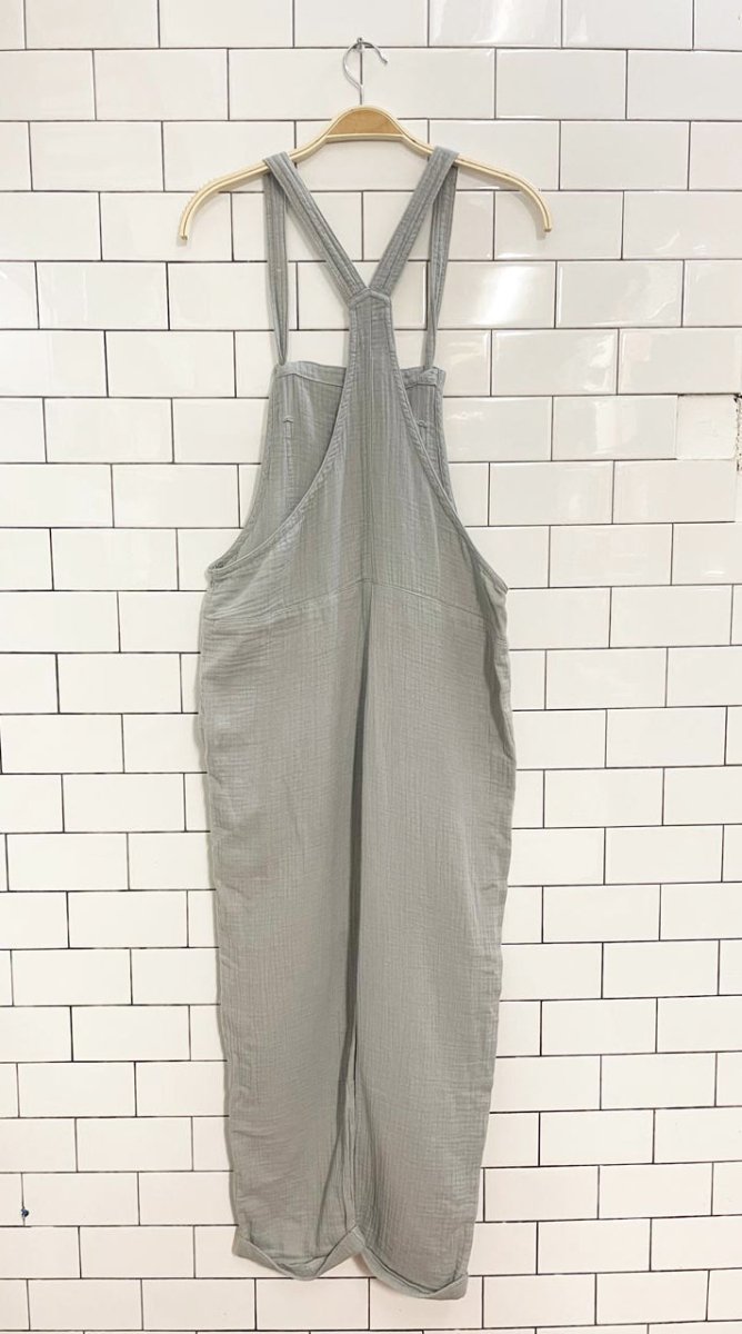 aerie gauze cotton lounge overalls - good market thrift store