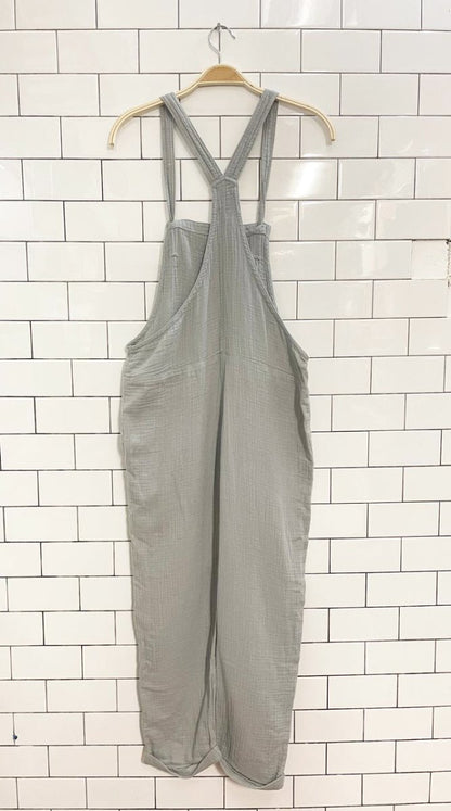 aerie gauze cotton lounge overalls - good market thrift store
