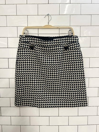 trina turk houndstooth mini skirt - good market thrift store
