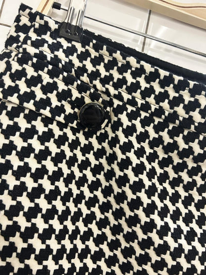 trina turk houndstooth mini skirt - good market thrift store