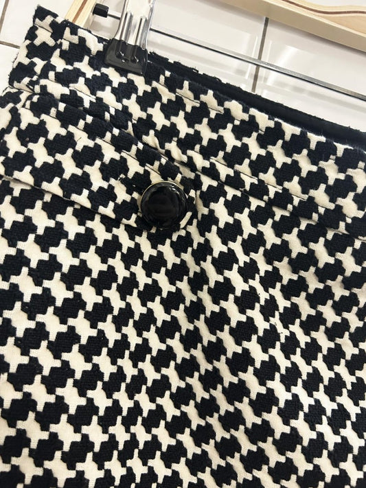 trina turk houndstooth mini skirt - good market thrift store