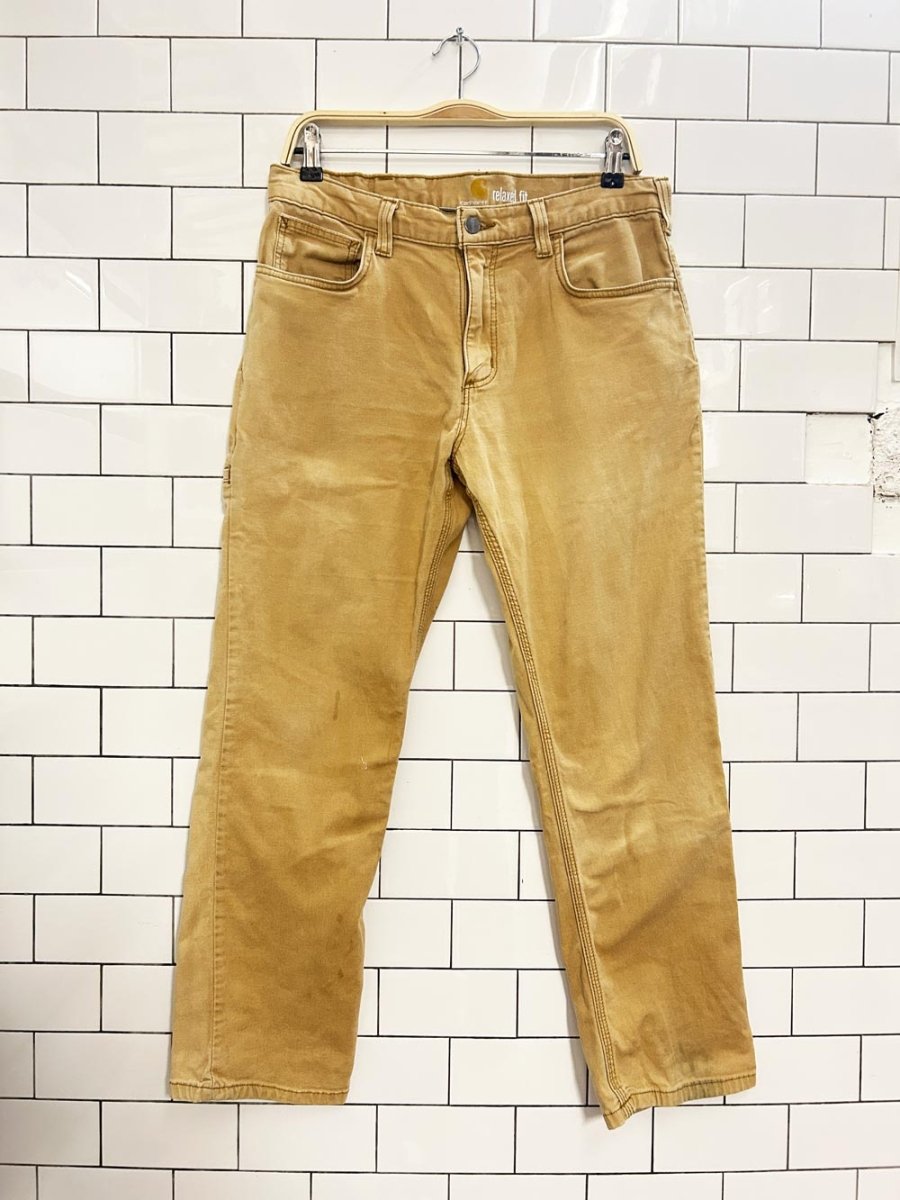 carhartt relaxed fit straight utility pants - good market thrift store