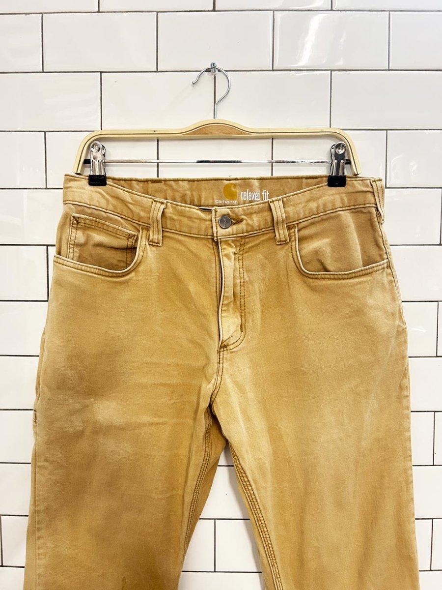 carhartt relaxed fit straight utility pants - good market thrift store