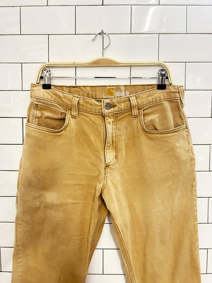 carhartt relaxed fit straight utility pants - good market thrift store