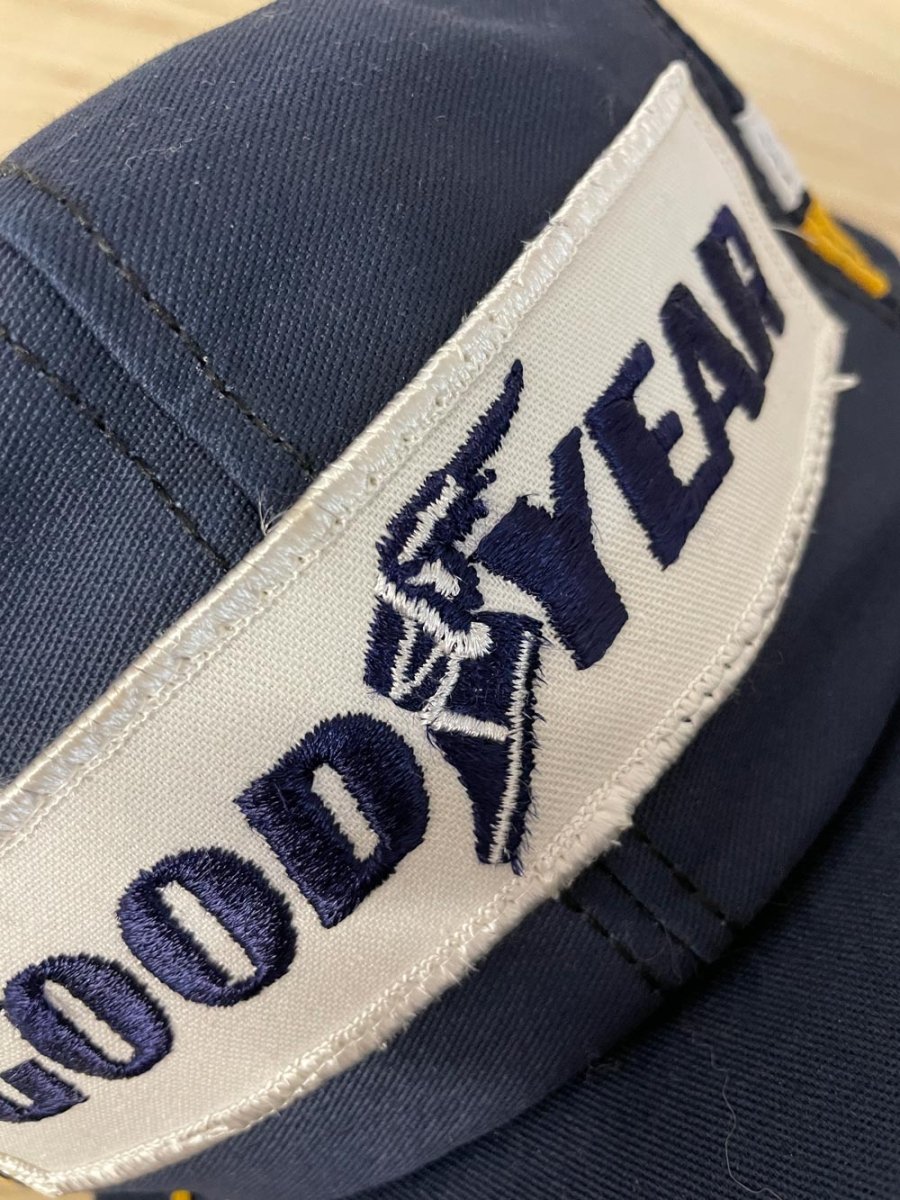 vintage 80s good year snapback hat - good market thrift store