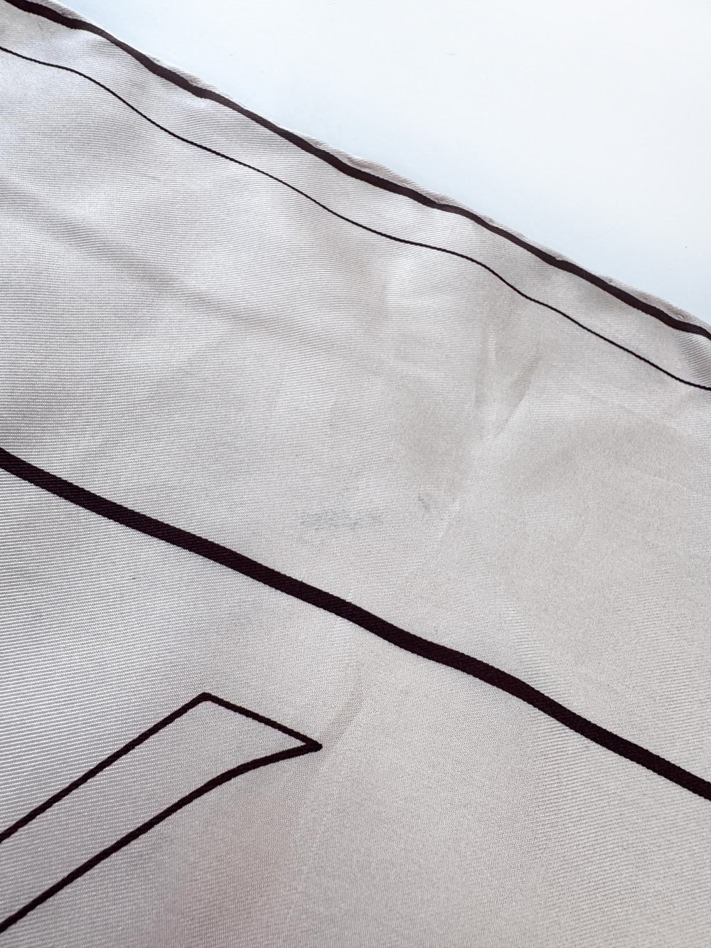 vintage YSL 100% silk handkerchief scarf | hand-rolled edge