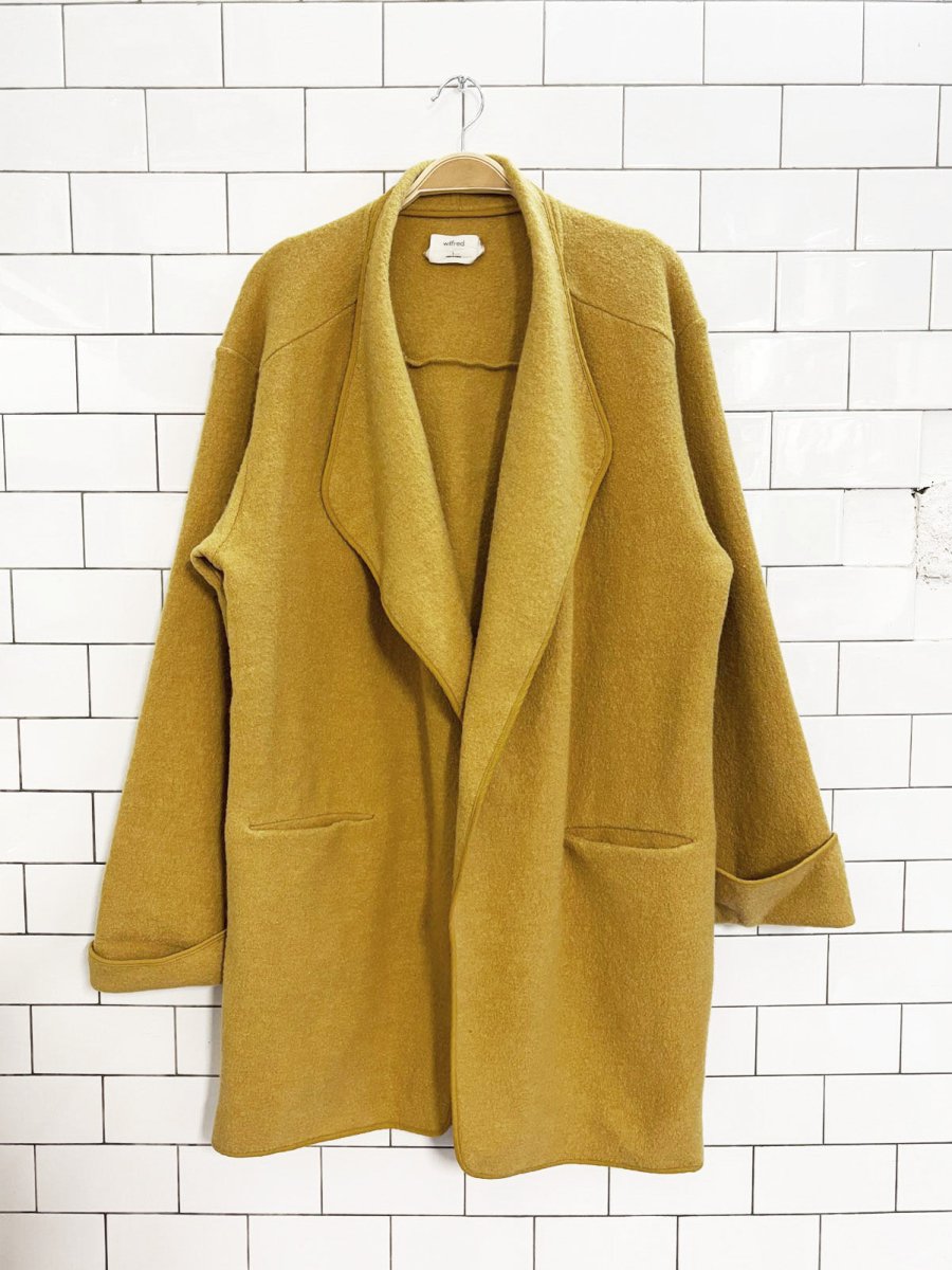 wilfred chandelle 100% merino wool jacket | aritizia - good market thrift store