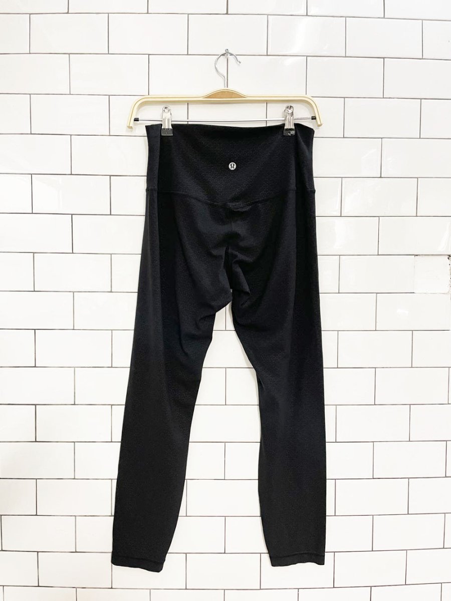 lululemon align pant II nulu | black emboss 25" - good market thrift store