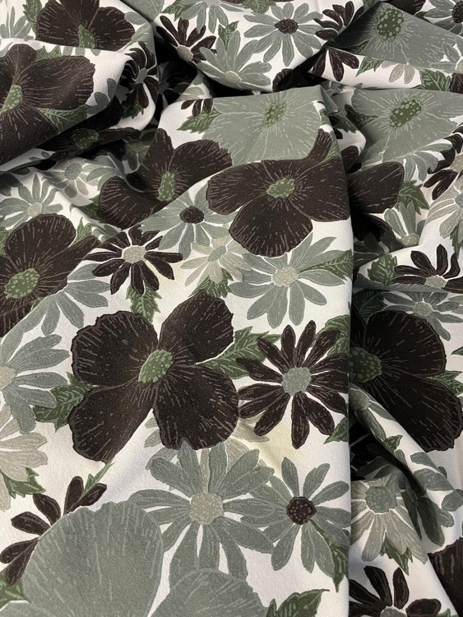 vintage fallani & cohn retro floral park beach blanket - good market thrift store