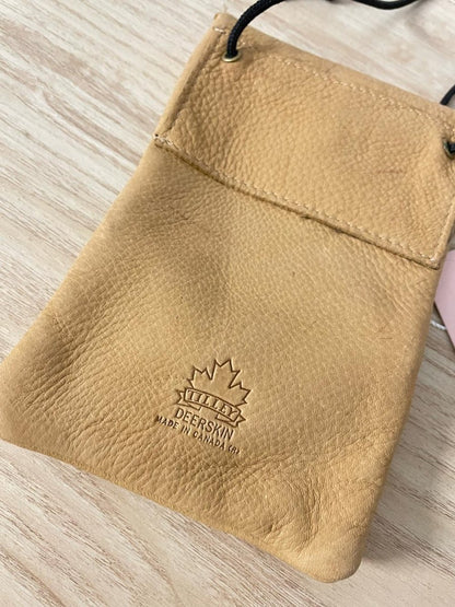 vintage tilley deerskin mini bag - good market thrift store