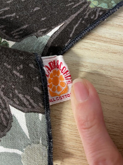 vintage fallani & cohn retro floral park beach blanket - good market thrift store