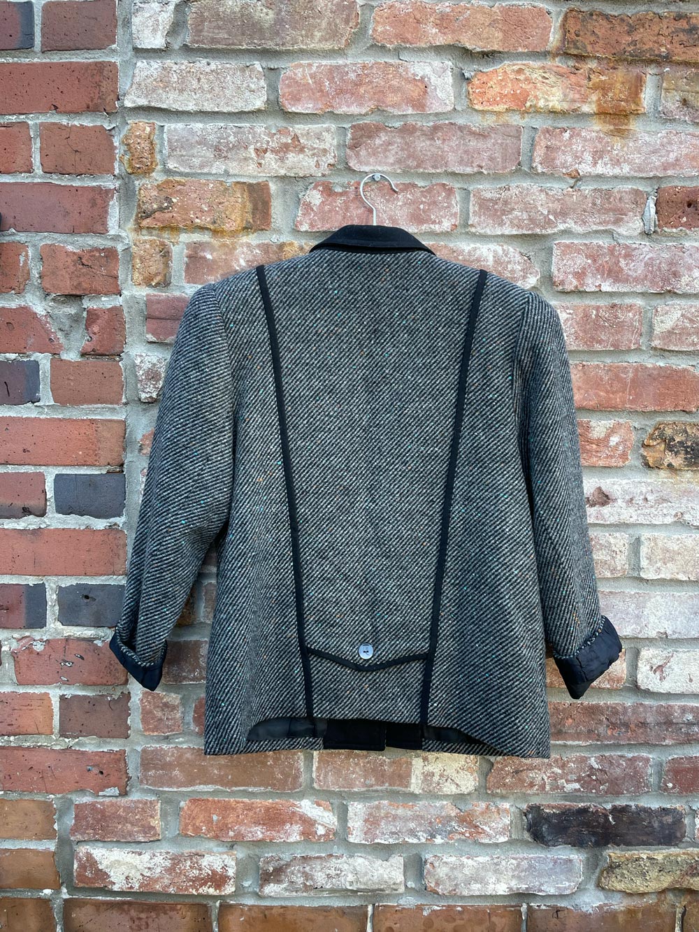 vintage 80s forever tweed jacket