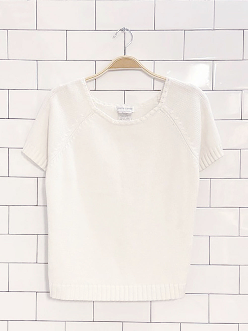 vintage pierre cardin short sleeve knit top