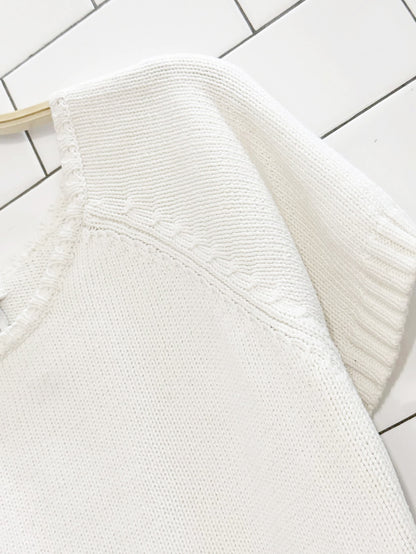 vintage pierre cardin short sleeve knit top