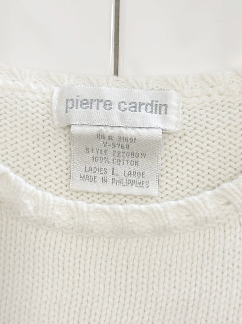 vintage pierre cardin short sleeve knit top