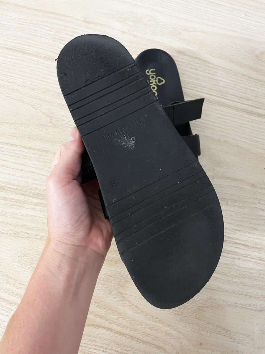 yokono morena flat sandal - good market thrift store