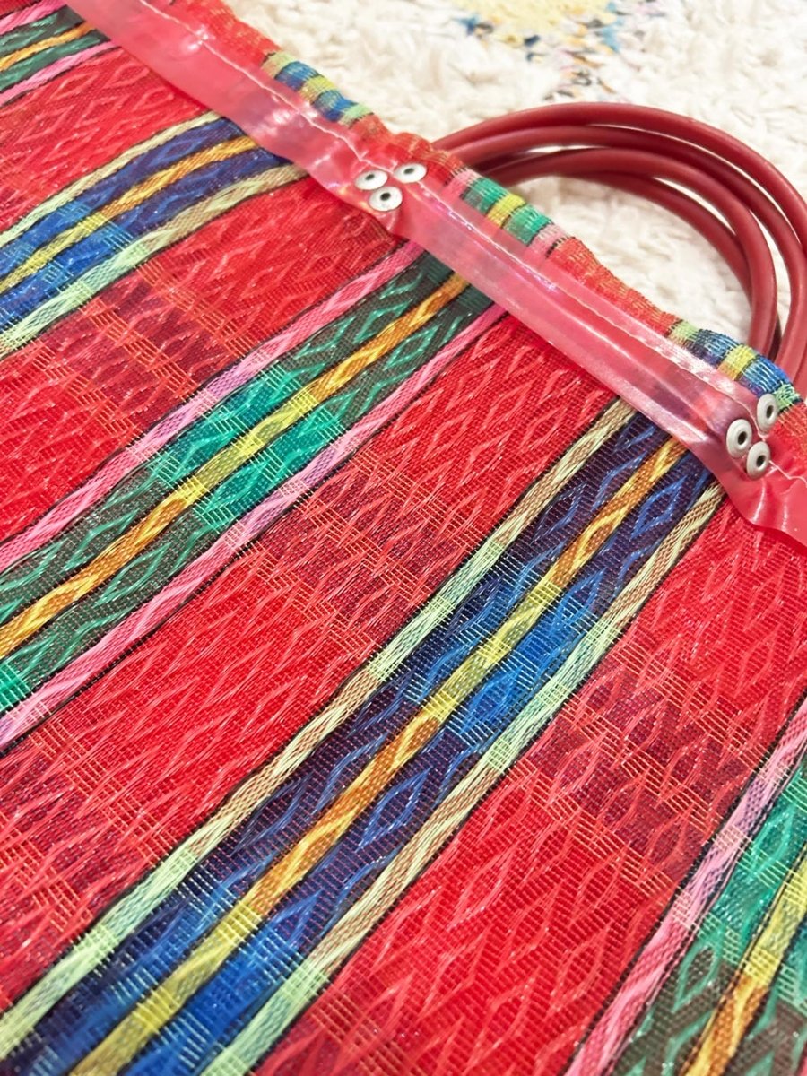mexican mesh beach bag - good market thrift store