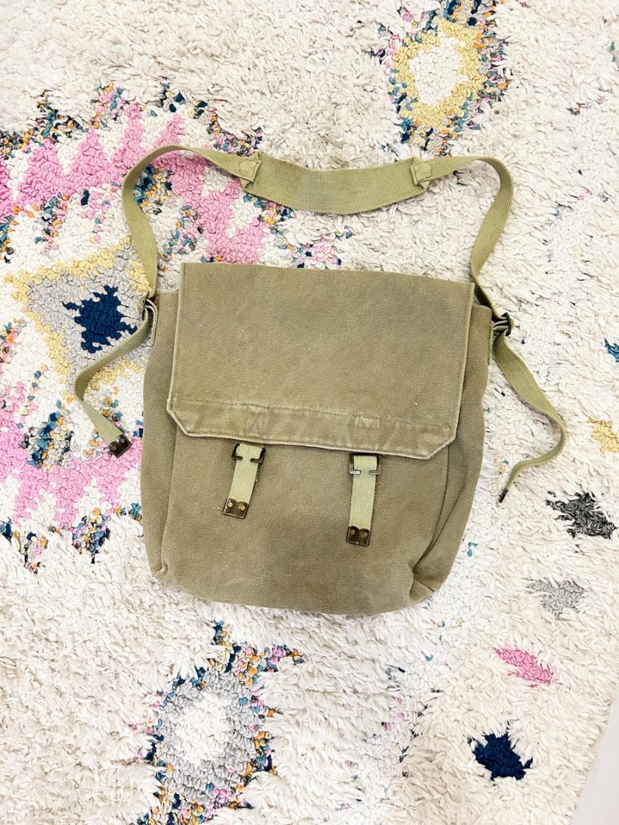vintage 00s alternative canvas grunge shoulder bag - good market thrift store