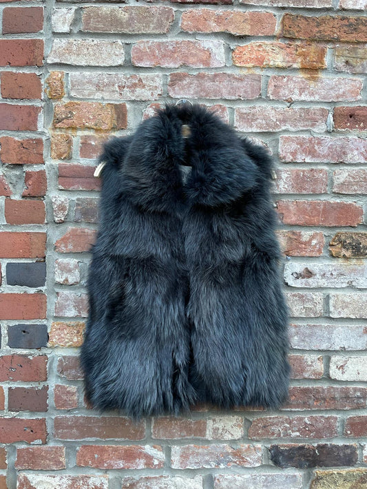 sam. lola fox fur vest