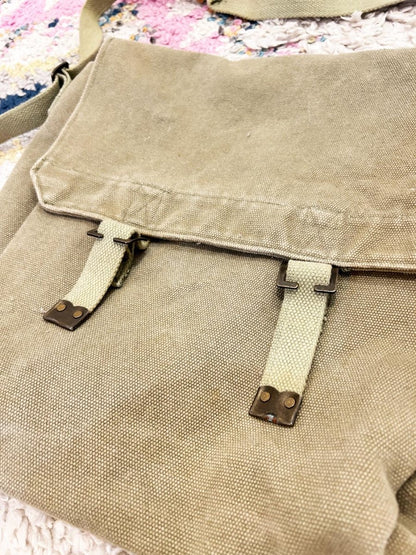 vintage 00s alternative canvas grunge shoulder bag - good market thrift store