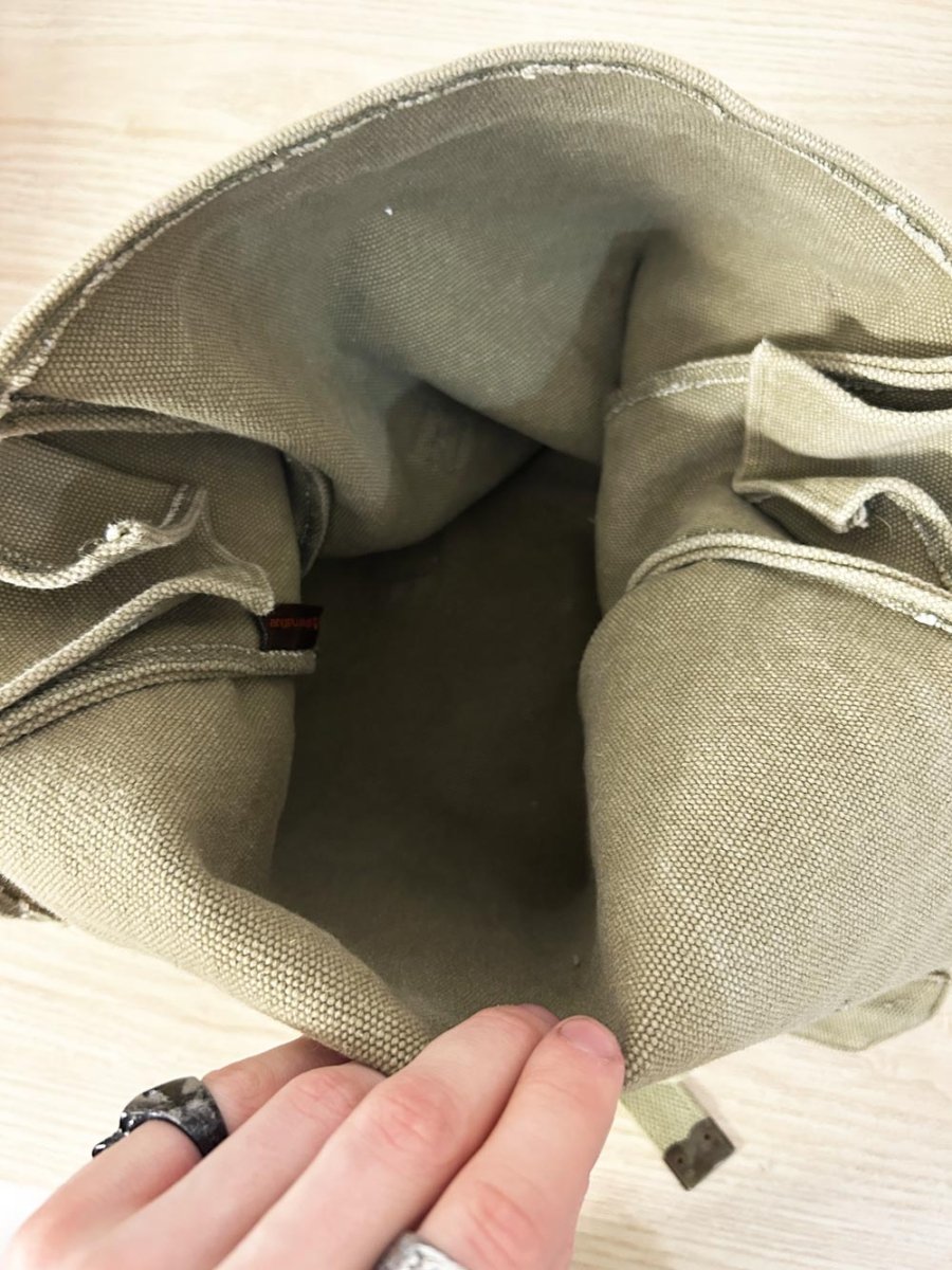 vintage 00s alternative canvas grunge shoulder bag - good market thrift store