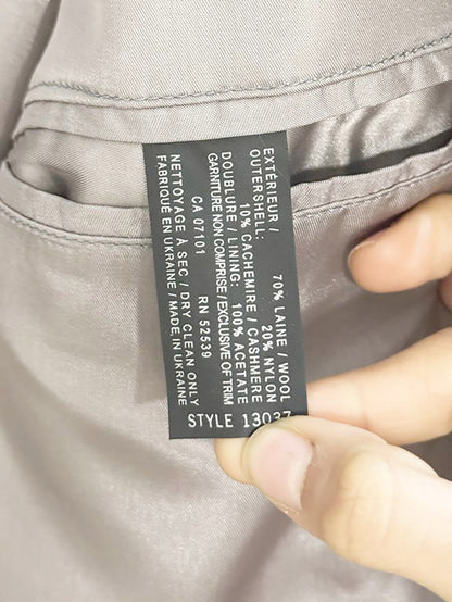 wilke-rodriguez wool-cashmere pinstripe overcoat