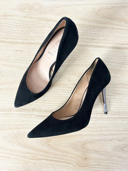 zara suede high heels - good market thrift store