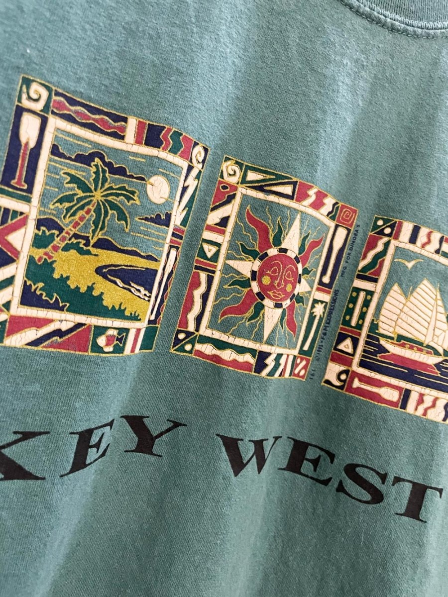 vintage 00s key west graphic tee - good market thrift store