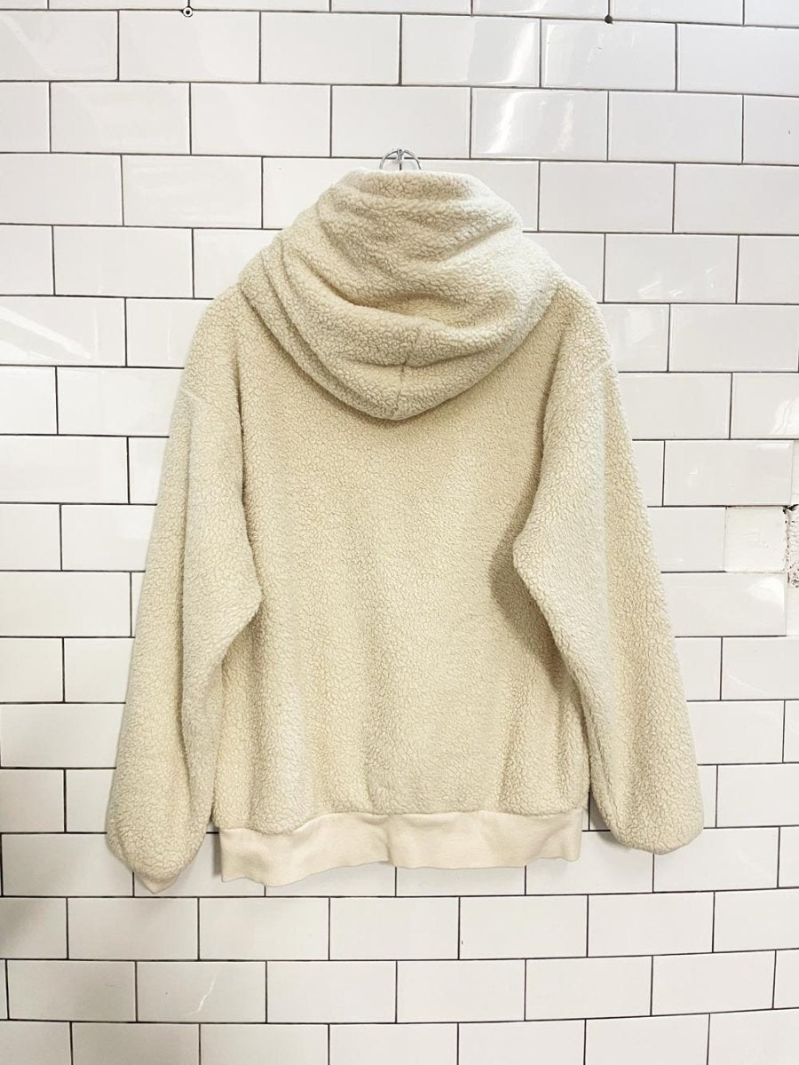 tna cozy sherpa hoodie - good market thrift store