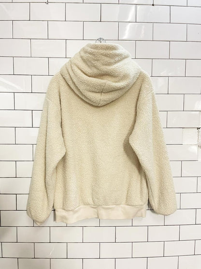 tna cozy sherpa hoodie - good market thrift store