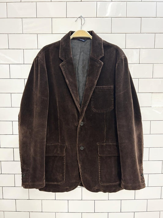 vintage 00s gap chunky cord blazer - good market thrift store