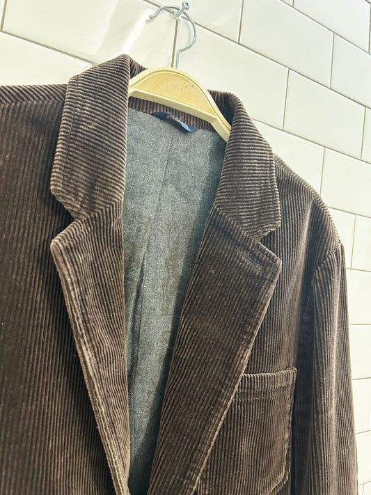 vintage 00s gap chunky cord blazer - good market thrift store
