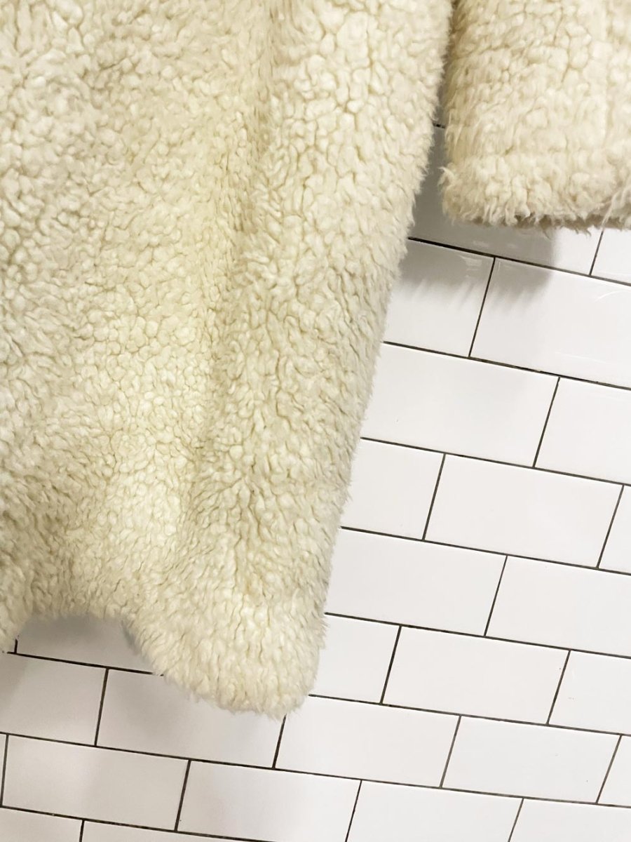 abercrombie double breasted teddy coat - good market thrift store