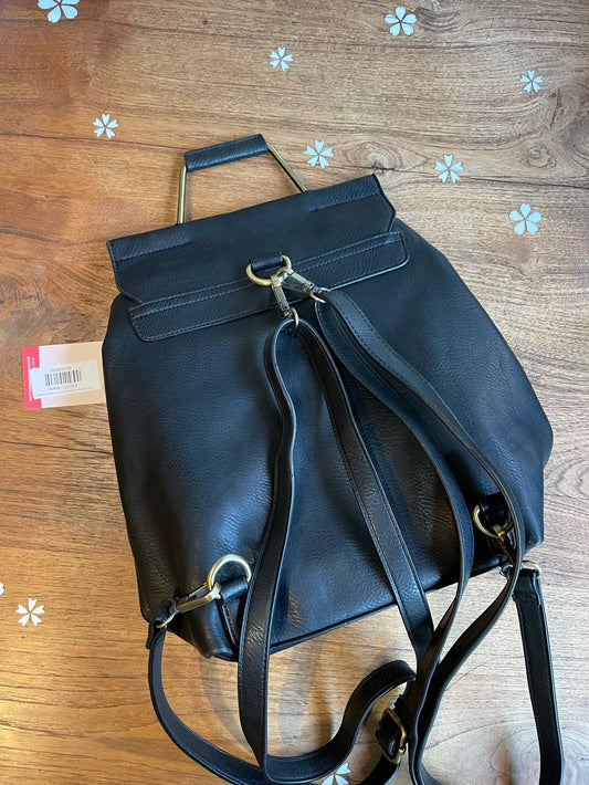 antik kraft top handle convertible leather backpack