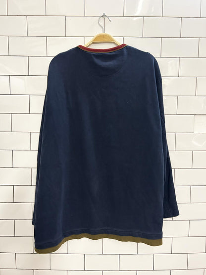 vintage 00s private member oversized ribbed sweatshirt - good market thrift store