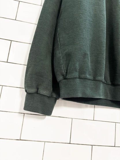 vintage 90s tosani golf woodstock meadows ribbed sweatshirt - good market thrift store