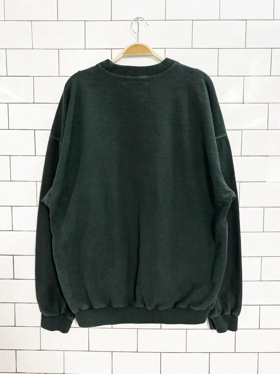 vintage 90s tosani golf woodstock meadows ribbed sweatshirt - good market thrift store