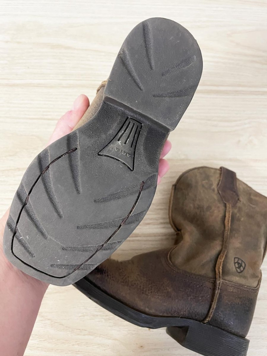 ariat rambler western leather cowboy boot | kids - good market thrift store