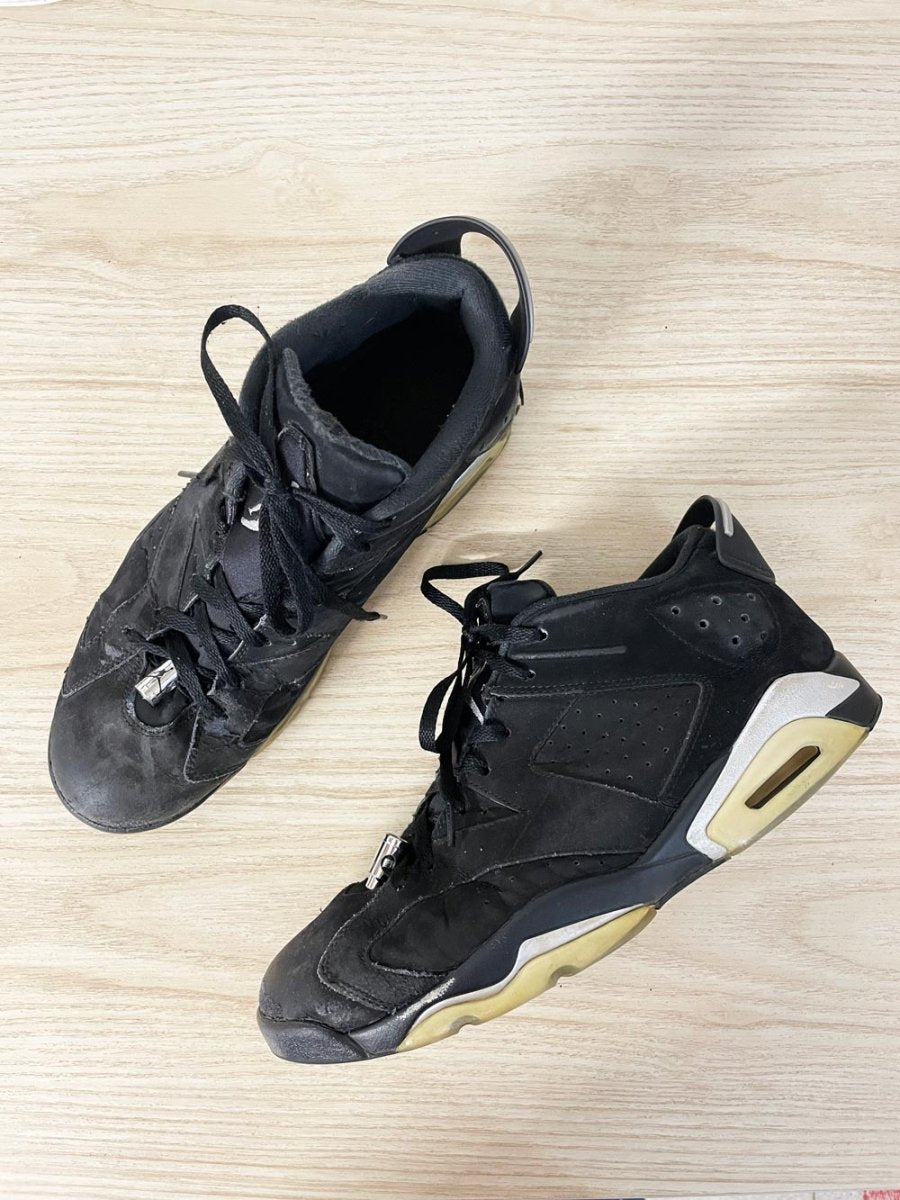 vintage 00s air jordan retro low chrome sneakers | 2015 - good market thrift store