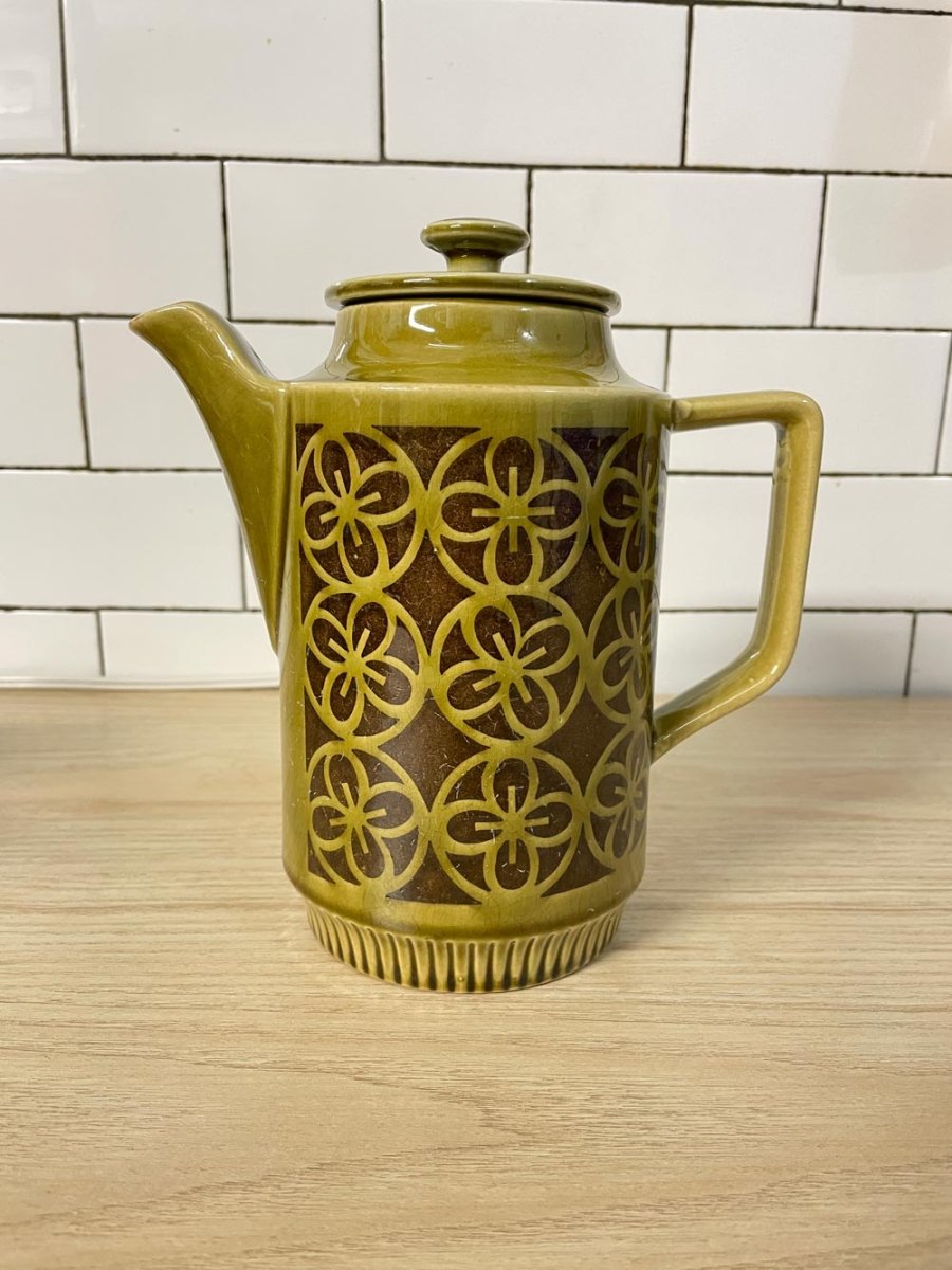 vintage 70s japanese retro tea pot - good market thrift store