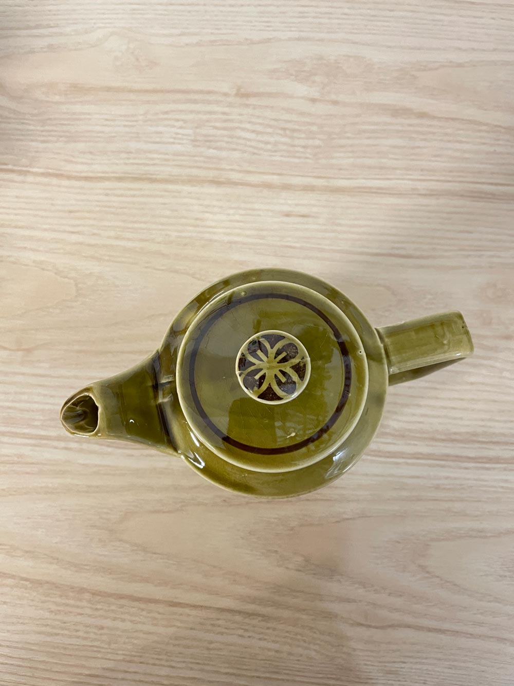 vintage 70s japanese retro tea pot - good market thrift store