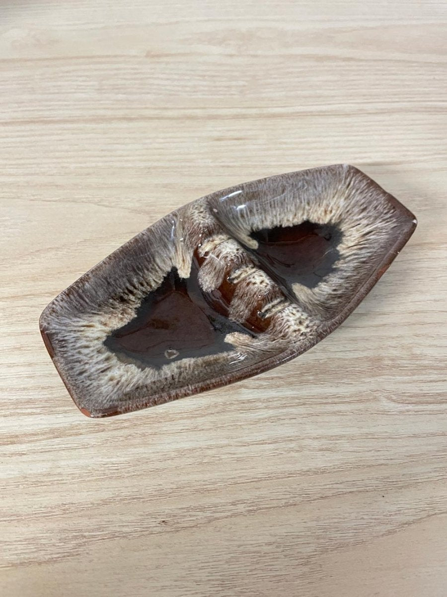 handmade pottery ashtray - good market thrift store